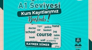 BÜYÜKŞEHİR KAYMEK, İNGİLİZCE A1 SEVİYESİ 2. GRUP KURS KAYITLARINI BAŞLATTI