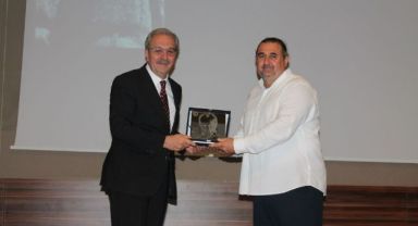 ERÜ Öğretim Üyesi Ahmet Nedim Kilci, NNYÜ’de düzenlenen konferansta konuştu BALKANLARDAN CUMHURİYETE 100 YILLIK DESTAN