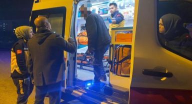 Eşini darp etti, polisten kaçarken kaza yaptı