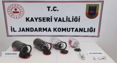 Kayseri'de jandarmadan uyuşturucu operasyonu: 1 gözaltı