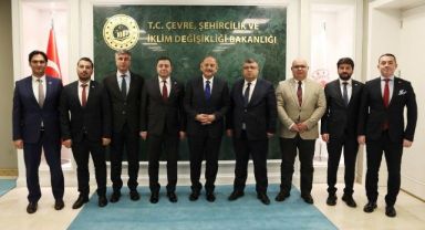 Kayseri OSB Yönetimi, Bakan Özhaseki’yi Ziyaret Etti