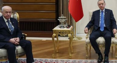 Kriz olduğu iddia edilmişti! Cumhurbaşkanı Erdoğan ve Devlet Bahçeli Külliye'de görüşüyor