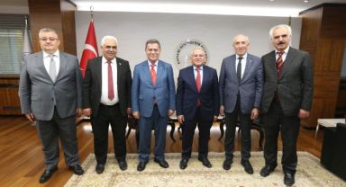 BAŞKAN BÜYÜKKILIÇ’A, KESOB BAŞKANI ODAKIR VE ODA BAŞKANLARINDAN ZİYARET