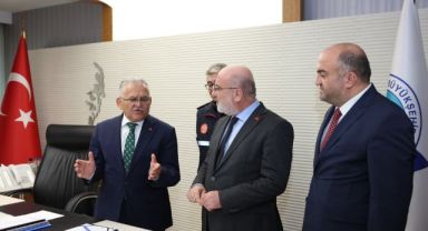 BÜYÜKŞEHİR İTFAİYESİ İLE KAYSERİ ÜNİVERSİTESİ ARASINDA İŞ BİRLİĞİ PROTOKOLÜ