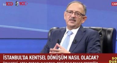 İstanbul'da kentsel dönüşüm nasıl olacak? Bakan Mehmet Özhaseki açıkladı