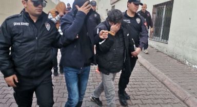 Kayseri'de uyuşturucu tacirleri adliyede