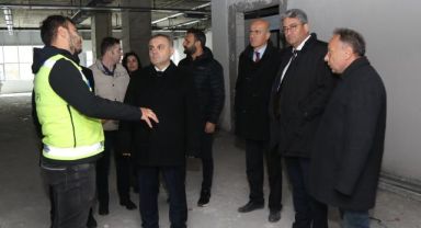 Rektör Prof. Dr. Altun, İnşaatına Devam Edilen Binaları İnceledi