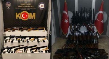 Yasa dışı yollarla silah sattılar: 3 gözaltı