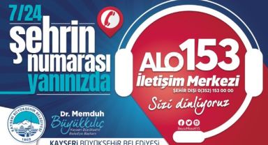 ALO 153, 1 YILDA YAKLAŞIK 1 MİLYON 200 BİN ÇAĞRIYA CEVAP VERDİ