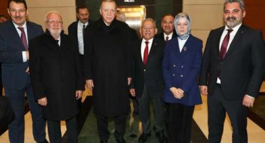 BAŞKAN BÜYÜKKILIÇ, CUMHURBAŞKANI ERDOĞAN İLE GÖRÜŞTÜ