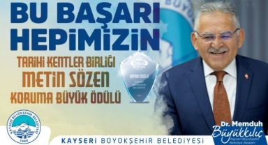 BAŞKAN BÜYÜKKILIÇ İLE BÜYÜKŞEHİR’E 2023’TE ÖDÜL YAĞMURU