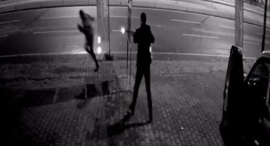 Dehşet anı kamerada