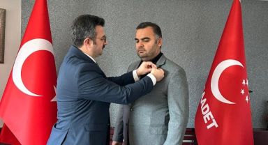 DEVA PARTİSİ İLÇE BAŞKANI SAADET PARTİSİ’NE GEÇTİ