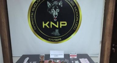 Kayseri'de 1 ayda 7.5 kilo uyuşturucu ele geçirildi