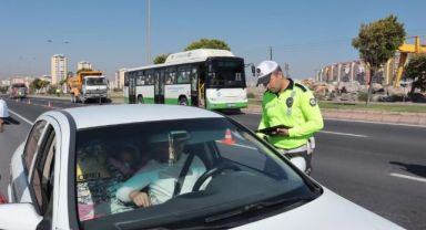 Kayseri'de aralık ayında bin 319 araç trafikten men edildi