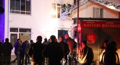 Kayseri'de yangın faciası: 1 ölü