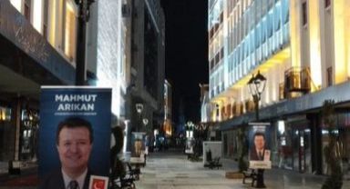 Arıkan’ın Pankartına Çirkin Engelleme