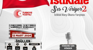 BÜYÜKŞEHİR KAYMEK’İN İSTİKLAL MARŞI OKUMA YARIŞMASI ÖDÜL TÖRENİ İÇİN GERİ SAYIM BAŞLADI