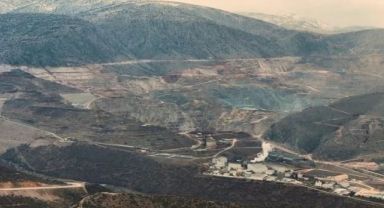 ERZİNCAN'DA maden sahasında heyelan!