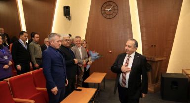 Personelle buluşan Talas Belediye Başkanı Mustafa Yalçın: “HEP BİRLİKTE BAŞARDIK”