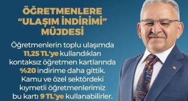 Başkan Büyükkılıç'tan öğretmenlere
