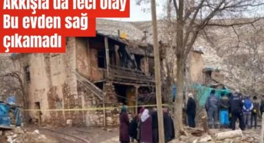 Çocukları ile evde bulunan anne hayatını kaybetti