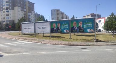 Kayseri'de İsimsiz Billboardlar Merak Konusu Oldu