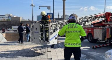 Restoranda çıkan baca yangını söndürüldü