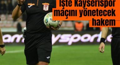 TFF Alanyaspor - Kayserispor maçının hakemini açıkladı