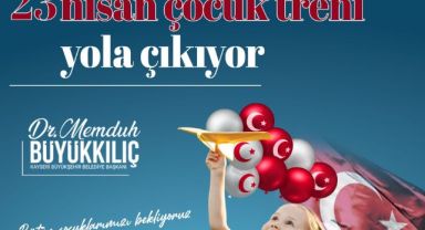 Büyükşehir’in 23 Nisan’a Özel “Çocuk Treni” Yola Çıkıyor