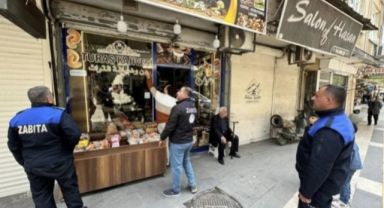 CHP'li başkan Kilis'te İş yerlerindeki Arapça tabela ve posterler söküldü