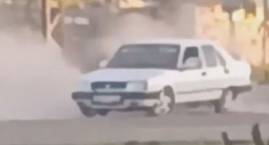 Drift atan sürücüye 38 bin TL ceza
