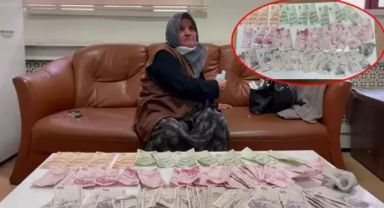 Paralar saymakla bitmedi! Dilencinin 1 günlük hasılatı şoke etti