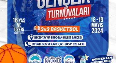 Büyükşehir’den Gençlik Ve Spor Bayramı’na Özel “3x3 Basketbol” Turnuvası