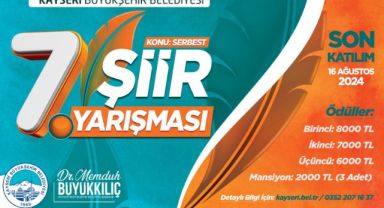 Büyükşehir’in Geleneksel Şiir Yarışmasının 7’ncisi Başladı