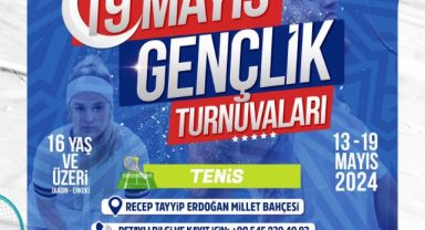 Büyükşehir Spor A.Ş.’Nin 19 Mayıs Tenis Turnuvaları İçin Kayıtlar Başladı