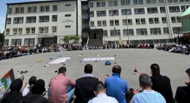 Kayseri Ali Rıza Özderici Kız Proje Anadolu İmam Hatip Lisesinden Gazze Direnişi İçin Anlamlı Destek