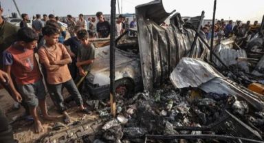 Netenyahu'dan Refah'ta çoluk çocuğun diri diri yakıldığı saldırıyla ilgili açıklama: Trajik bir hata