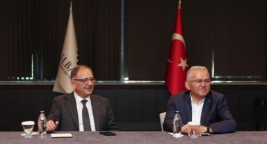 Başkan Büyükkılıç, Bakan Özhaseki ile çalışmaları değerlendirdi