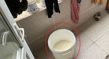 Kayseri'de süt dolu kovaya düşen bebek boğuldu