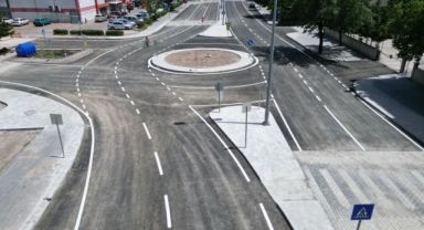 Melikgazi'de kavşak düzenlemesiyle trafik rahatlıyor