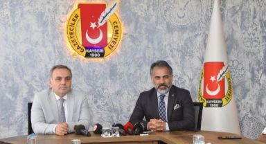 Rektör Prof. Dr. Altun, Kayseri Gazeteciler Cemiyeti’ni ziyaret etti
