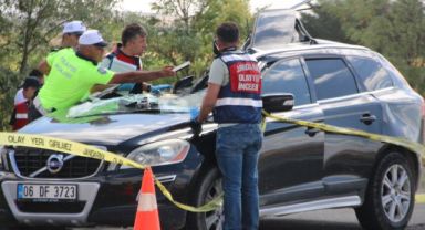 2 kişinin öldüğü kaza kamerada