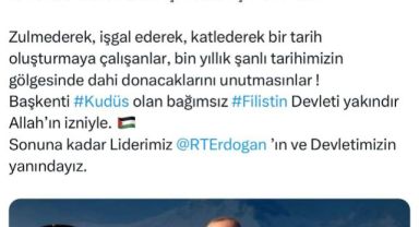 AK Parti Kayseri İl Başkanı Fatih Üzüm’den İsrailli Bakana Büyük Tepki