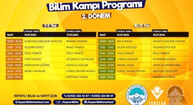 Büyükşehir’in Yaz Bilim Kampı İçin Kayıtlar Başladı