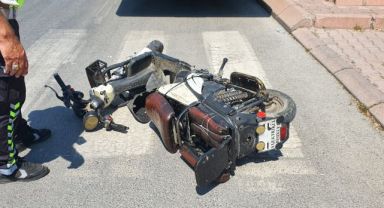 Elektrikli motosikletin çarptığı kadın ağır yaralandı