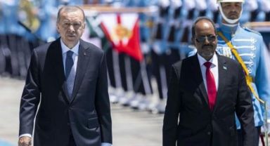 Erdoğan, Somali Cumhurbaşkanı Hasan Şeyh Mahmud ile görüştü