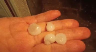 Kayseri'de dolu yağışı etkili oldu