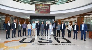 Kayseri OSB Yönetimi, Kuzey Makedonya Büyükelçisini Konuk Etti