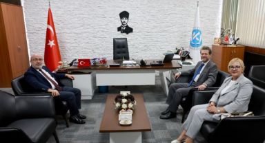 Kuzey Makedonya Büyükelçisi, KAYÜ Rektörünü Ziyaret Etti